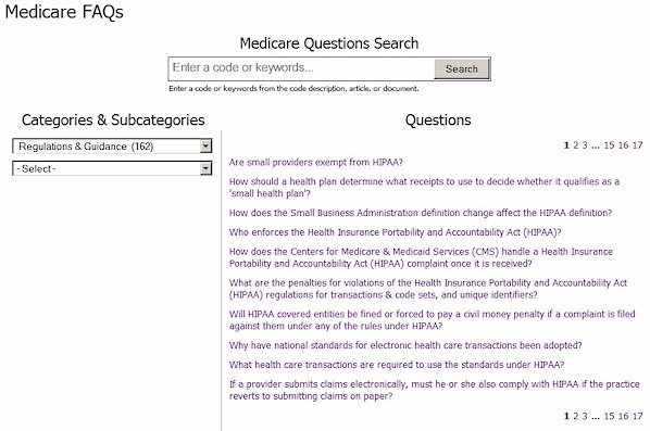 Medicare Frequently Asked Questions